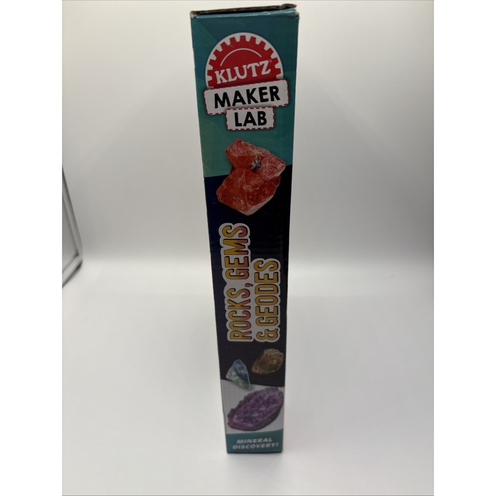 Rocks, Gems & Geodes/ Make Lab .STEM Kit . Open Box/ Book Missing. - Picture 4 of 9